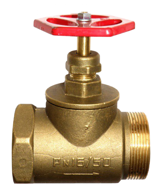 Клапан пожарного крана КПЛ-50 180° (муфта/цапка)